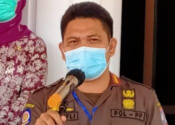 TEGAKKAN DISIPLIN PROTOKOL KESEHATAN, SATGAS COVID-19 BALIKPAPAN KONTINU GELAR RAZIA MASKER
