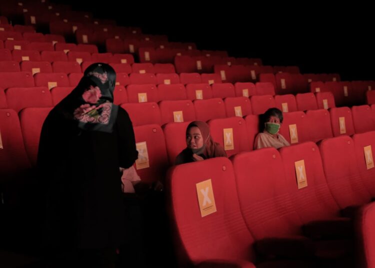 LIBUR PANJANG SATGAS COVID-19 MONITORING PENERAPAN PROTOKOL KESEHATAN, DI GEDUNG BIOSKOP DAN WAHANA PERMAINAN ANAK