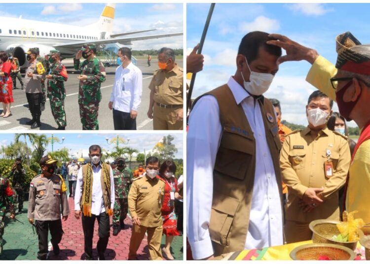 DAMPINGI PJ GUBERNUR KALTARA, DANREM 092/ MRL SAMBUT KUNJUNGAN KEPALA BNPB