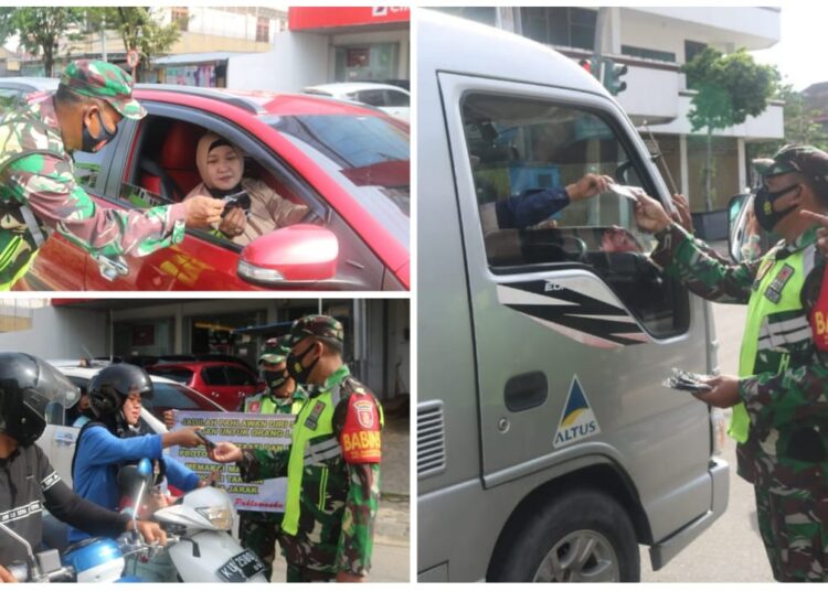 HARI PAHLAWAN, KODIM 0907/ TRK BAGIKAN 1.000 MASKER