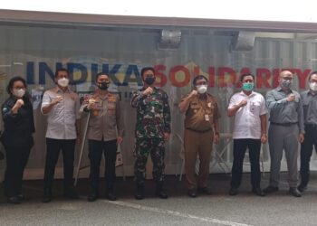 INDIKA SOLIDARITY DIRIKAN SWAB TEST DRIVE THRU DI TERMINAL LAMA BANDARA SAMS