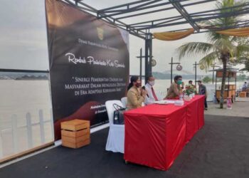 PEMKOT SAMARINDA EVALUASI OBYEK WISATA SESUAI PROTOKOL KESEHATAN