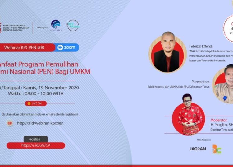 OTORITAS KOMINFO PPU, GELAR WEBINAR DAN AJAK PELAKU UMKM