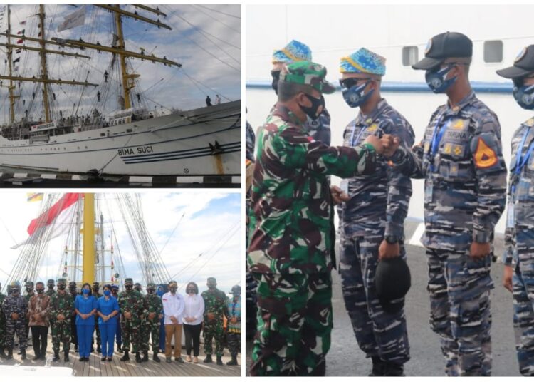PANGKOARMADA II SAMBUT KRI BIMA SUCI DI TARAKAN