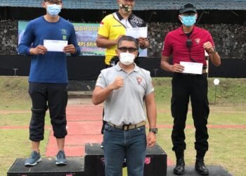 ANGGOTA YONIF RAIDER 600/ MODANG JUARA UMUM LOMBA TEMBAK DANSAT BRIMOB CUP 2020