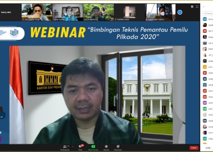 LEMBAGA PEMANTAU PEMILU BERPERAN PENTING DALAM PILKADA SAAT PANDEMI COVID-19