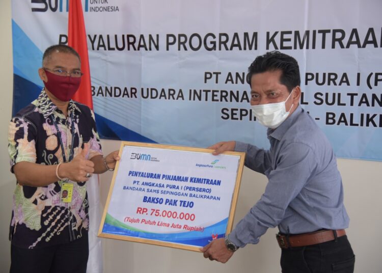 BANDARA SEPINGGAN KUCURKAN PINJAMAN 250 JUTA UNTUK UMKM