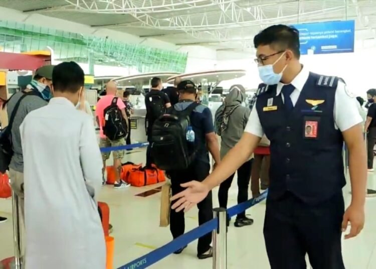 HADAPI NATARU, BANDARA SAMS MAKSIMALKAN PROKES