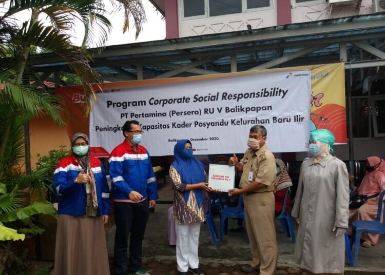 PEDULI KESEHATAN, PERTAMINA BANTU POSYANDU
