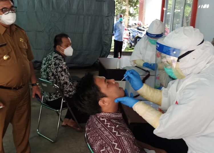 742 ANGGOTA KPPS IKUT TES SWAB