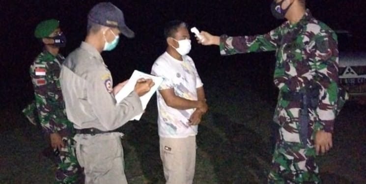 SATGAS PAMTAS TURUT BERPERAN DALAM PENGAMANAN COVID-19