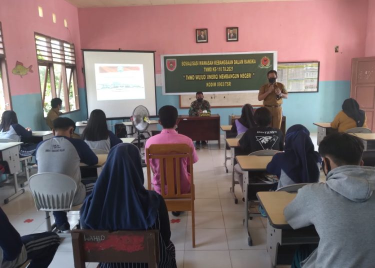 SATGAS TMMD SOSIALISASI BELA NEGARA