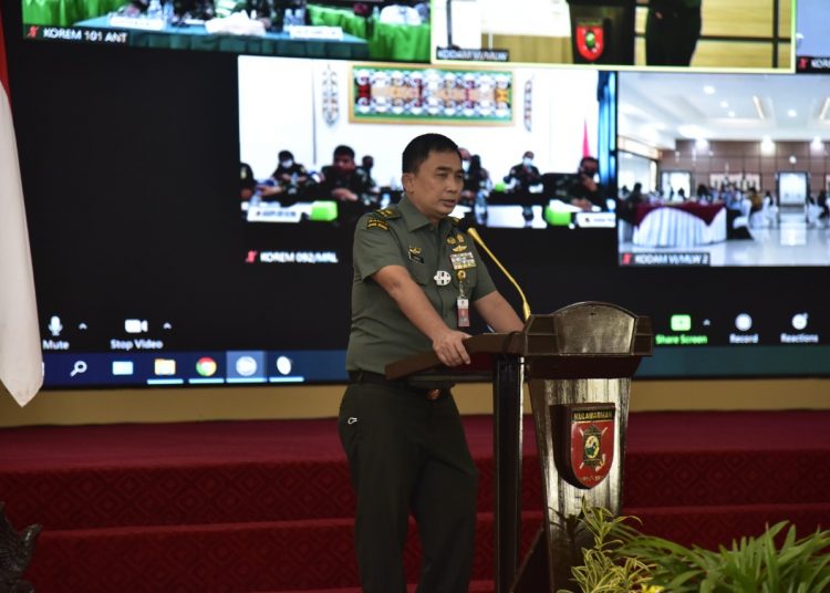 KODAM VI/ MLW SOSIALISASI PEMBENTUKAN KOMCAD MATRA DARAT