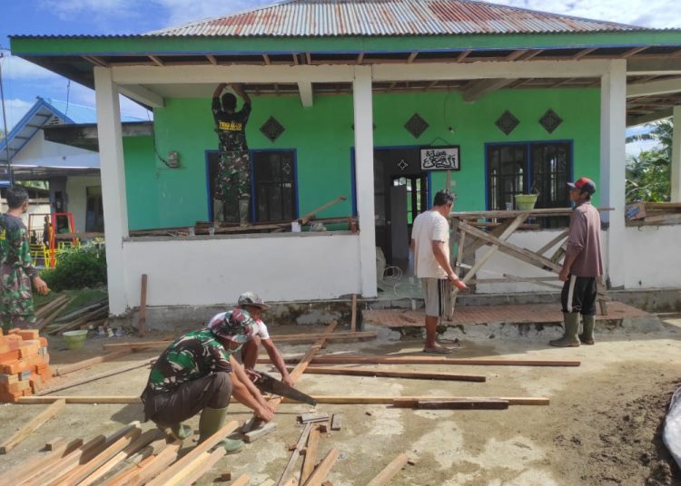 RENOVASI MUSHOLLA MASUK TAHAP PEMASANGAN PLAFON