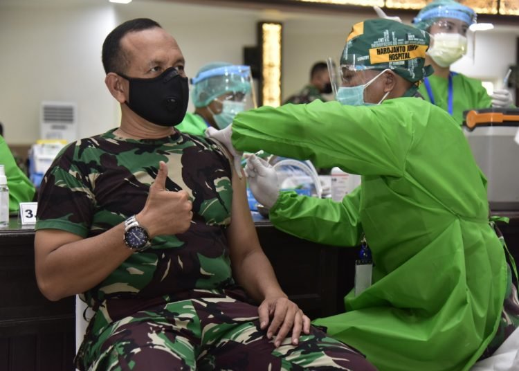 KODAM VI/MLW GELAR VAKSINASI TAHAP II