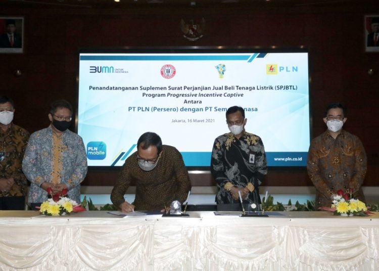 PLN TEKEN SPJBTL DENGAN SEMEN TONASA