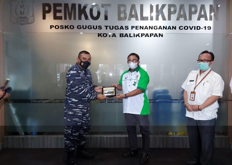 WALIKOTA SAMBUT KUNJUNGAN DANLANAL BARU