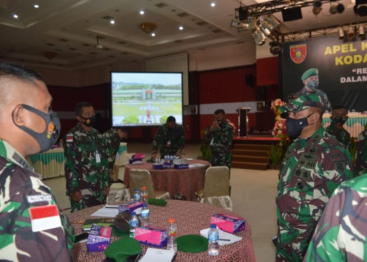 PANGDAM VI/MLW BUKA APEL DANSAT SECARA VIRTUAL