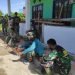 TMMD JALIN KEAKRABAN DENGAN WARGA