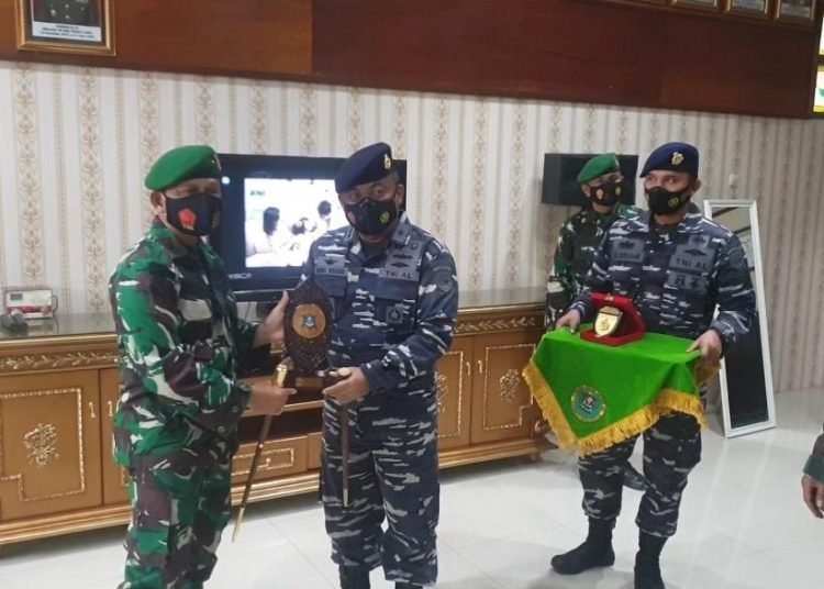 DANLANAL BALIKPAPAN BERKUNJUNG KE KOREM 091/ASN