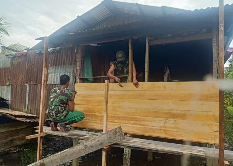 SATGAS TMMD BEDAH RUMAH WARGA