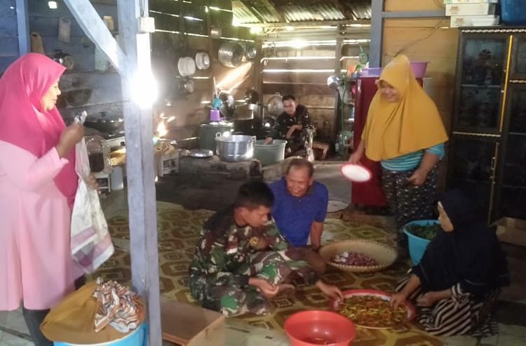 MASAK BERSAMA PERERAT HUBUNGAN SATGAS DAN ORTU ASUH