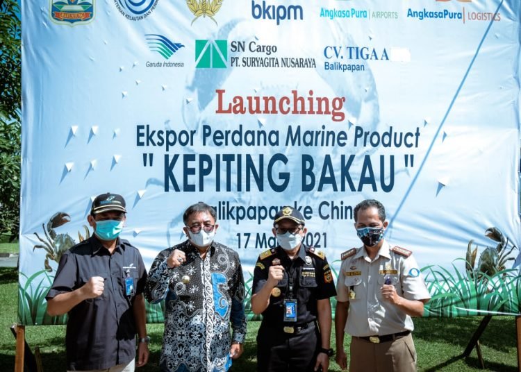 BANDARA SAMS DUKUNG EKSPOR KEPITING BAKAU