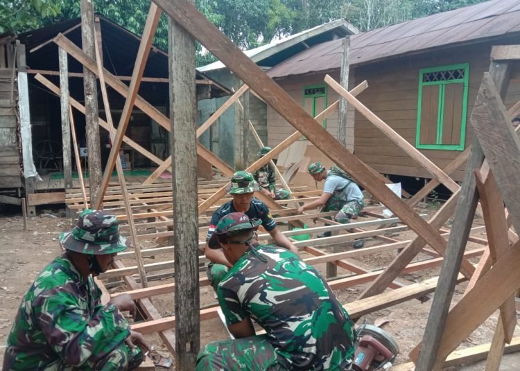 REHAB RUMAH JADI BUKTI TNI BERSAMA RAKYAT