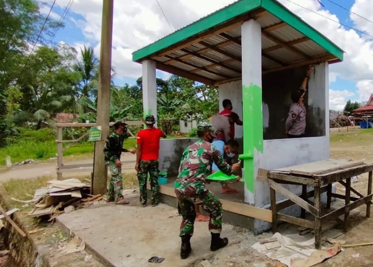 TNI-WARGA BERSINERGI CAT POSKAMLING