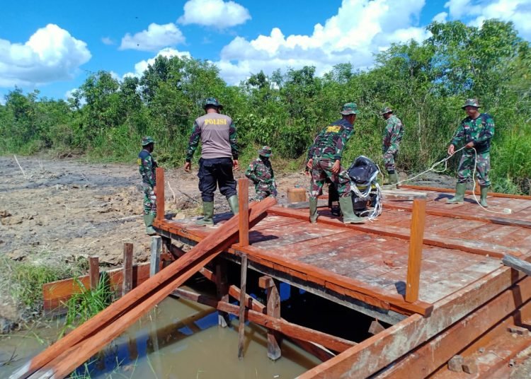 SATGAS TMMD BERJIBAKU SELESAIKAN SASARAN FISIK