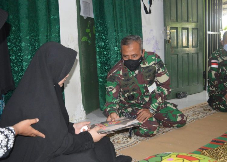 PANGDAM VI/MLW BERBELASUNGKAWA ATAS WAFATNYA PRAJURIT KODIM 0907/TRK