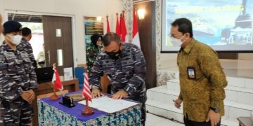 DANLANAL TERIMA KUNJUNGAN KEPALA BI BALIKPAPAN