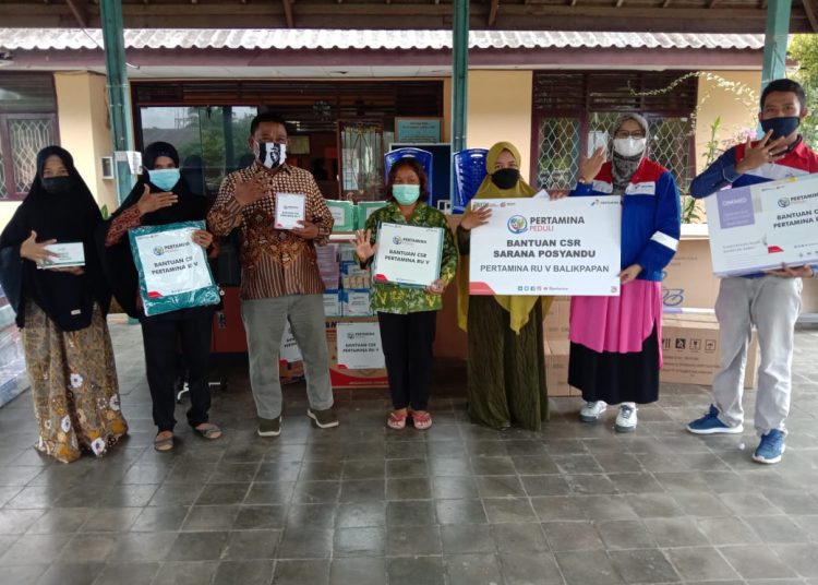 PEDULI POSYANDU, PERTAMINA SUMBANG PERLENGKAPAN