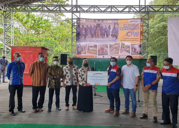 WALIKOTA APRESIASI PERHATIAN PERTAMINA TERHADAP POSYANDU MUARA RAPAK
