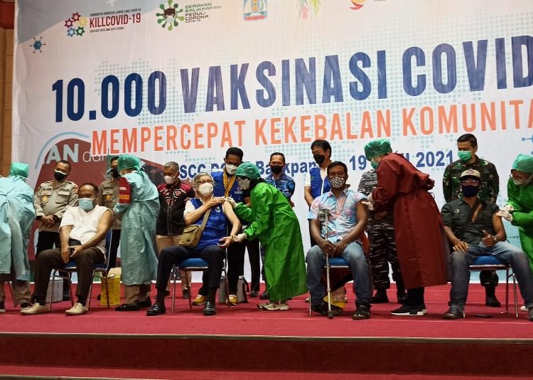 BALIKPAPAN TERIMA 10 RIBU VAKSIN DARI KILL COVID