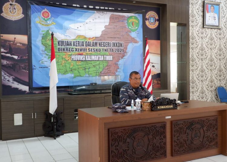 SISWA SESKO DAPAT PEMBEKALAN DARI DANLANAL BALIKPAPAN