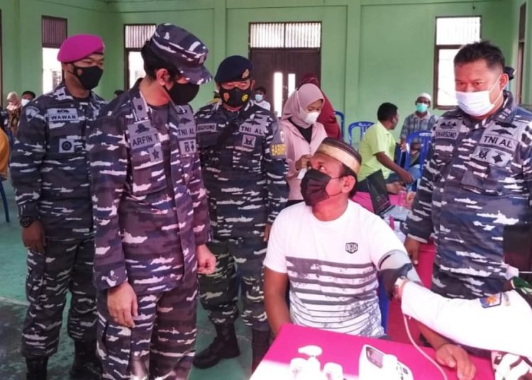 HINGGA JULI, LANAL BALIKPAPAN SALURKAN 500 VAKSIN UNTUK PESISIR