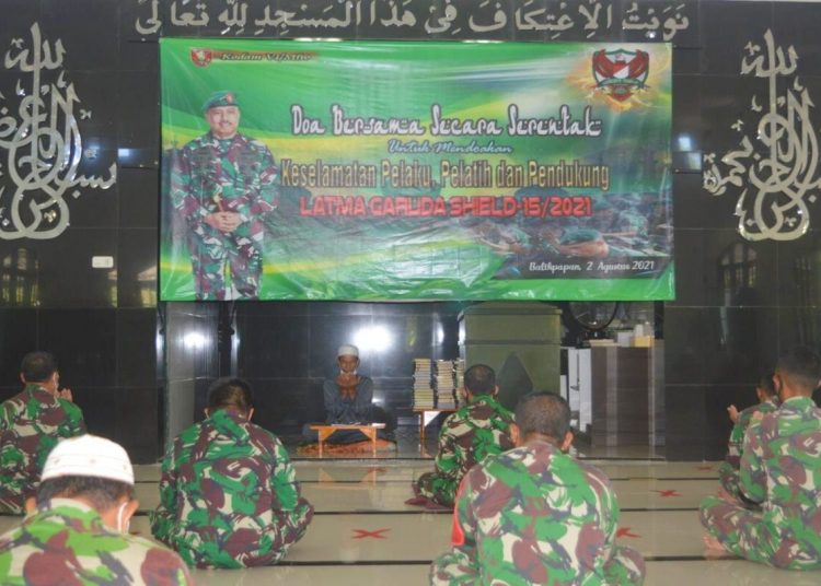 KODAM VI/MLW GELAR DOA SERENTAK DUKUNG LATMA GARUDA SHIELD 15