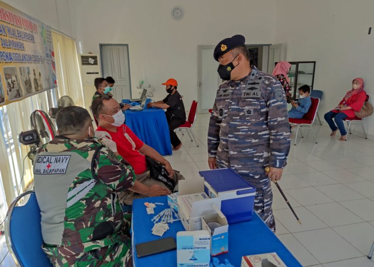 PEKAN PERTAMA AGUSTUS, LANAL BALIKPAPAN TERUSKAN SERBUAN VAKSIN