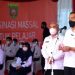 PRESIDEN JOKOWI HADIRI VAKSINASI PELAJAR DI SAMARINDA