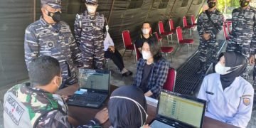 TNI AL, GARDA DEPAN SERBUAN VAKSIN MARITIM