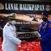 KEPOLISIAN BERI KEJUTAN HUT TNI KEPADA LANAL BALIKPAPAN