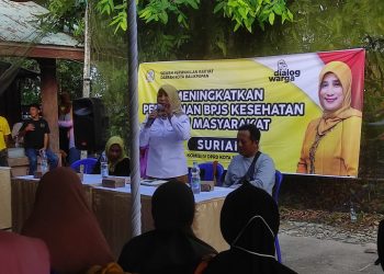 SURIANI BAHAS BPJS GRATIS DI DIALOG WARGA