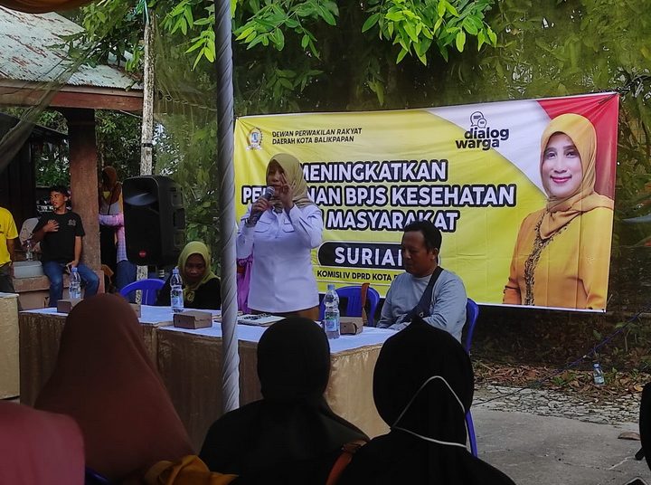 SURIANI BAHAS BPJS GRATIS DI DIALOG WARGA