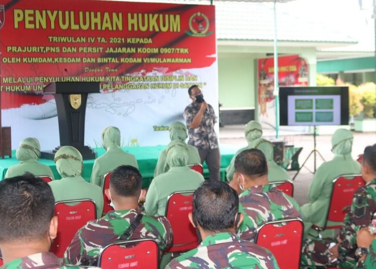 KUMDAM VI/MLW GELAR PENYULUHAN HUKUM DI TARAKAN