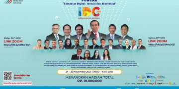 WAKILI PRESIDEN JOKOWI, MENKO PEREKONOMIAN AKAN BUKA PUNCAK IDC AMSI 2021