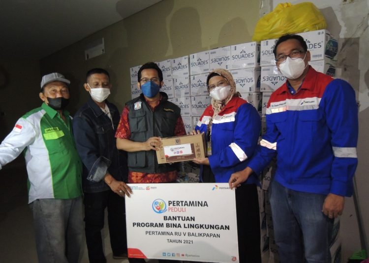 PERTAMINA BANTU KORBAN KEBAKARAN BARU ILIR