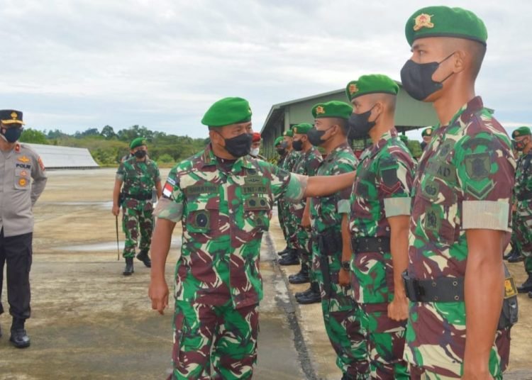 PANGDAM VI/MLW TINJAU PERSIAPAN KUNJUNGAN PRESIDEN RI