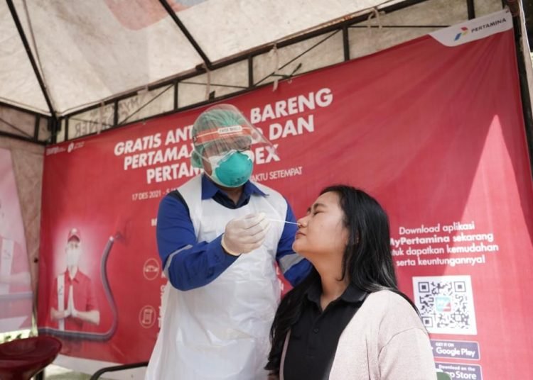 PELANGGAN BBM NON SUBSIDI DAPAT ANTIGEN GRATIS