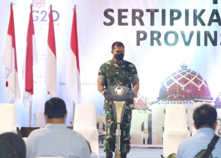 PANGDAM VI/MLW TINJAU PERSIAPAN KUNJUNGAN PRESIDEN RI